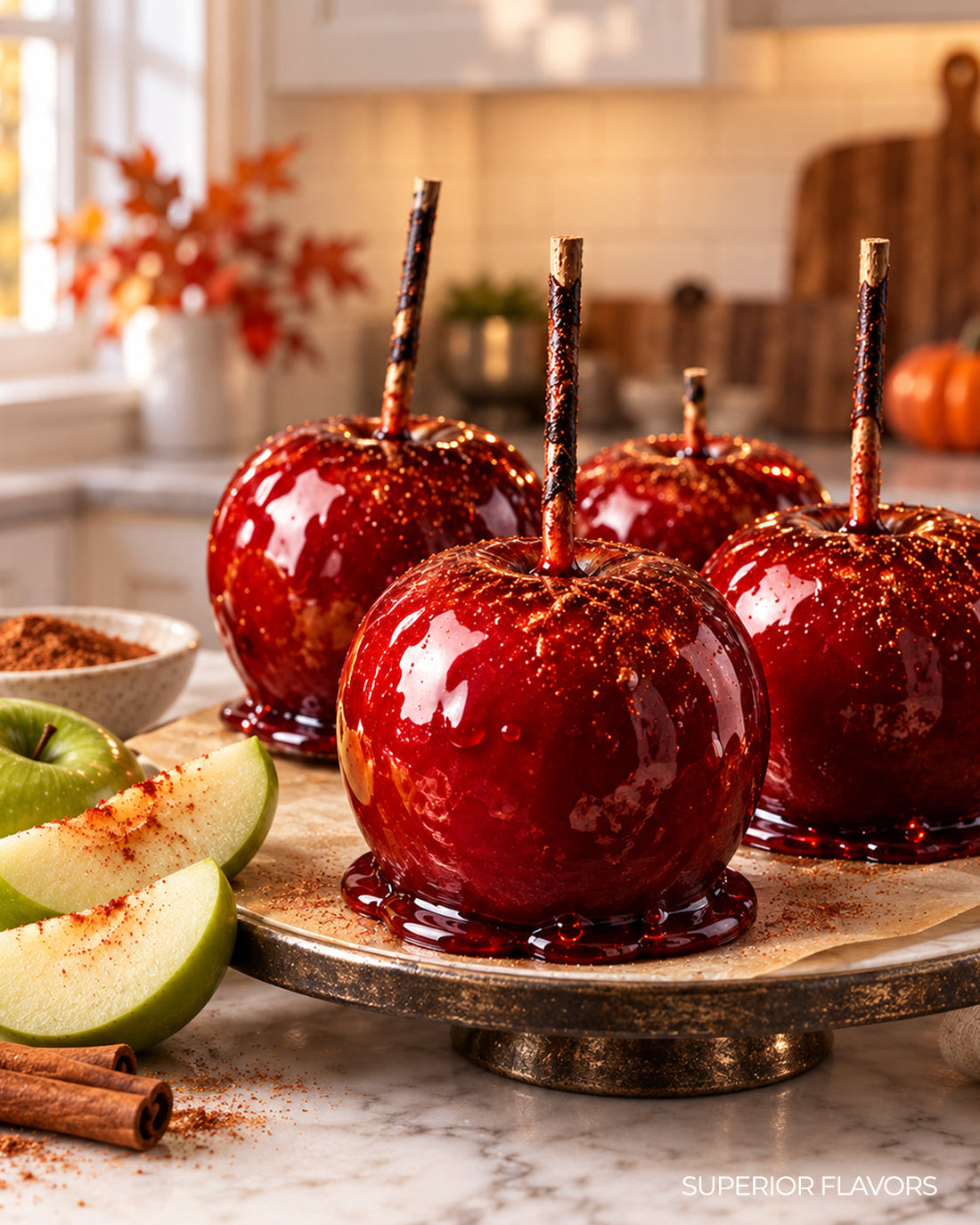 Wicked Hot Cinnamon Candy Apples